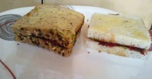 sandwich,healthy sandwich , beetroot sandwich, lunch box recipe